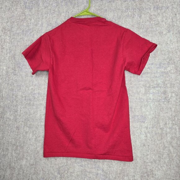 Jansport Kids T-Shirt Red Boro Graphics 100% Cotton Crew Neck Short Sleeves M - Picture 2 of 5